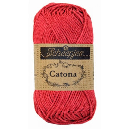 Scheepjes Catona Garn Unicolor 258 Rosewood