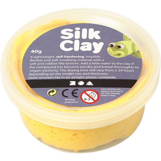 Silk ClayÂ®, gul, 40 g/ 1 burk
