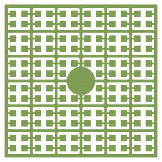 Pixelhobby Midi Pärlor 433 Ljus Jaktgrön 2x2mm - 140 pixels