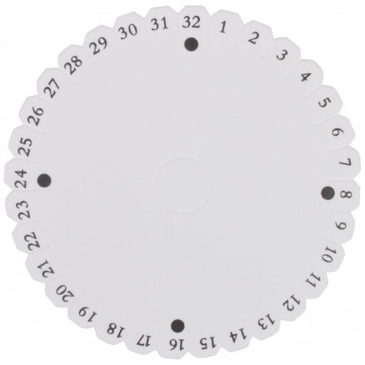 Kumihimo Skiva Rund 13cm