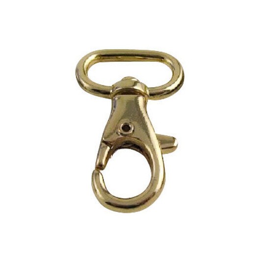 Karbinhake Mässing 40x15mm - 1 st