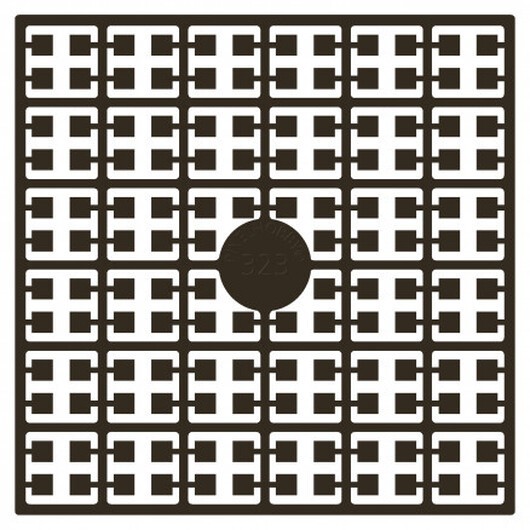 Pixelhobby Midi Pärlor 323 Extra mörk Beige Brun 2x2mm - 140 pixels