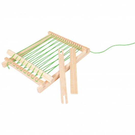 Infinity Hearts Mini Väv Startset med Garn Trä 21x16,5cm