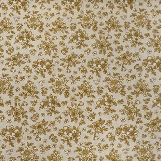 Bomullspoplin Blommor 150 cm 043 - 50 cm