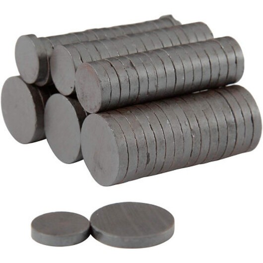 Magnet, Dia. 14+20 mm, tjocklek 3 mm, 2x250 st./ 1 förp.