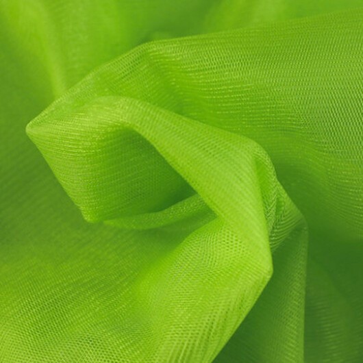 Tyll med Glitter Tyg 150cm 38 Lime - 50cm
