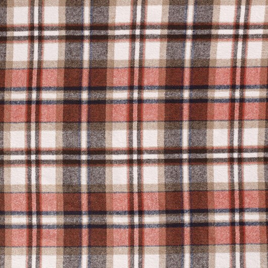 Jacquardtyg 145cm 056 - Röd/vit/grå rutig
