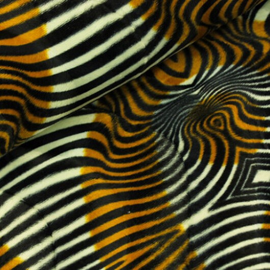 Pälsimitation Tyg 155cm 13 Tiger - 50cm