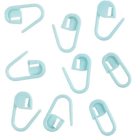 Maskmarkörer, L: 22 mm, Ljus blå, 30 st / 1 pk.