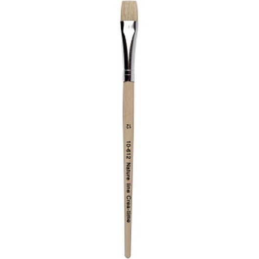 Natur Line Penslar, nr. 12, L: 19 cm, B: 11 mm, platta, 12 st./ 1 förp.