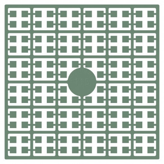 Pixelhobby Midi Pärlor 115 Dov Grön 2x2mm - 140 pixels