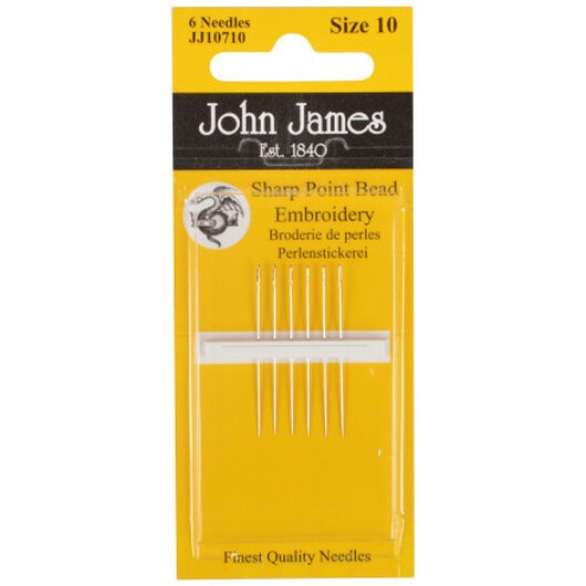 John James Pärlnålar Korta strl. 10 - 6 st.