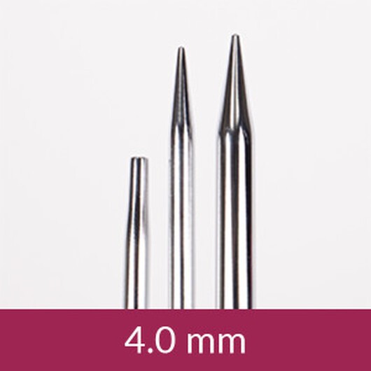 Drops Pro Klassiska utbytbara runda nålar Mässing 12cm 4,00mm / 4.5in