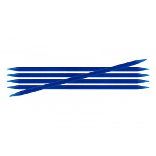 KnitPro Trendz Strumpstickor Akryl 20cm 7,00mm / 7.9in US10Â¾ Blue