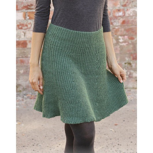 See You In Dublin by DROPS Design - Stickmönster nederdel str. S - XXXL