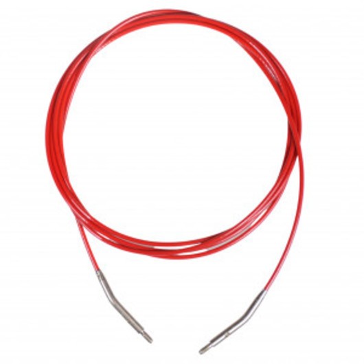 Infinity Hearts Wire/Kabel till Ändstickor Aluminium Röd 126cm (Blir 1