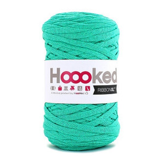 Hoooked Ribbon XL Trikågarn Unicolor SP7 Mint