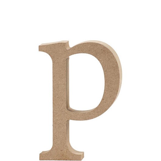 Brev, p, H: 12,8 cm, tjocklek 2 cm, 1 st.