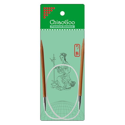 ChiaoGoo Bamboo Rundstickor Bambu 60 cm 4,5 mm Patina