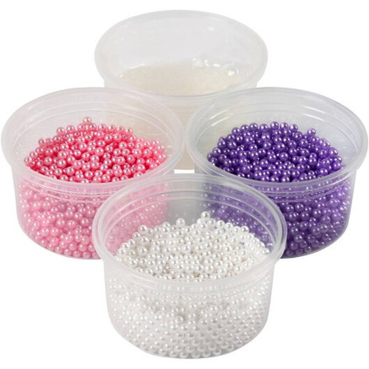 Pearl ClayÂ®, mixade färger, 3x25+38 g, 1 set