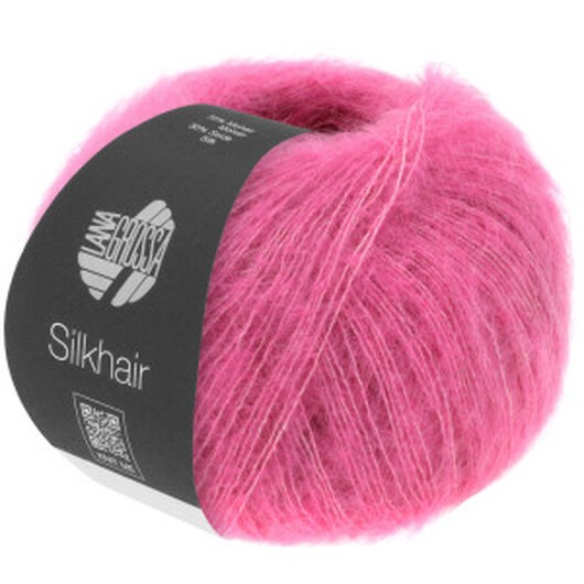 Lana Grossa Silkhair Garn 172 Fuchsia