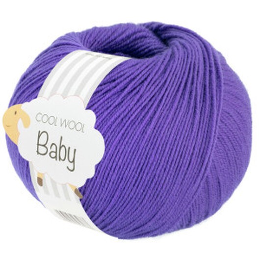 Lana Grossa Cool Wool Baby Garn 317 Violett