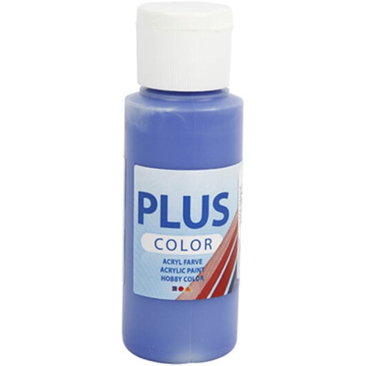 Plus Color Hobbyfärg, ultra marine, 60 ml/ 1 flaska