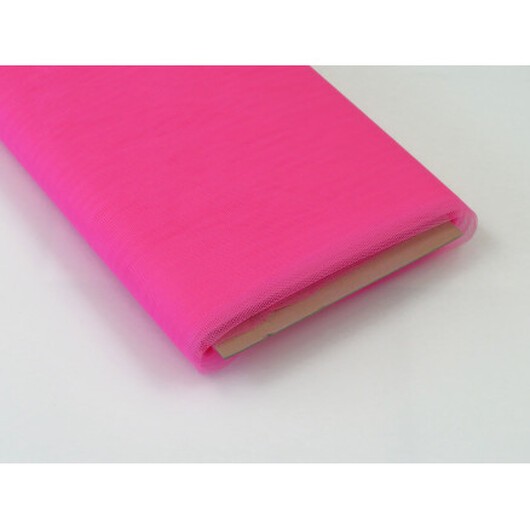 Tyll Tyg Nylon 56 Neon Rose 145cm - 50cm