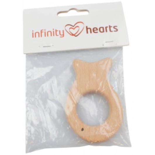 Infinity Hearts Träring Fisk 70 x 47 mm - 1 st.