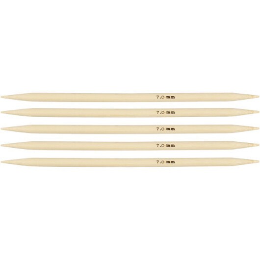 Strumpstickor, L: 20 cm, storlek 7 mm, 1 set