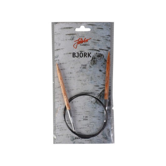 Järbo Björk Rundstickor Björk 80cm 7,00mm / 31.5in US10Â¾