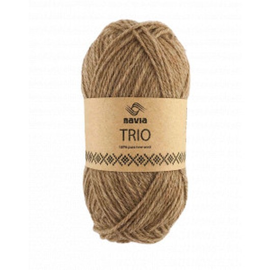 Navia Trio Garn 35 Ljus Brun