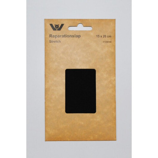 Reparationslapp Stretch Jersey Svart - 15 x 20 cm