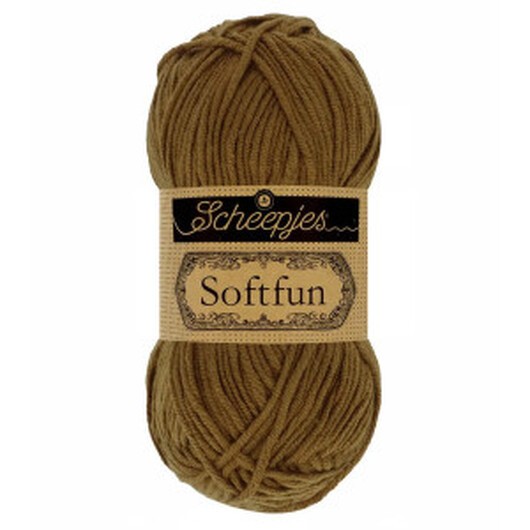 Scheepjes Softfun Garn Unicolor 2635 Dijon