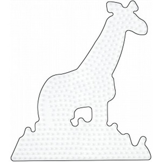 Hama Midi Pärlplatta Giraff Vit 16x14cm - 1 st.