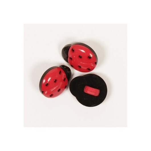 Drops Nyckelpigeknapp 14mm 550 - 1 st.