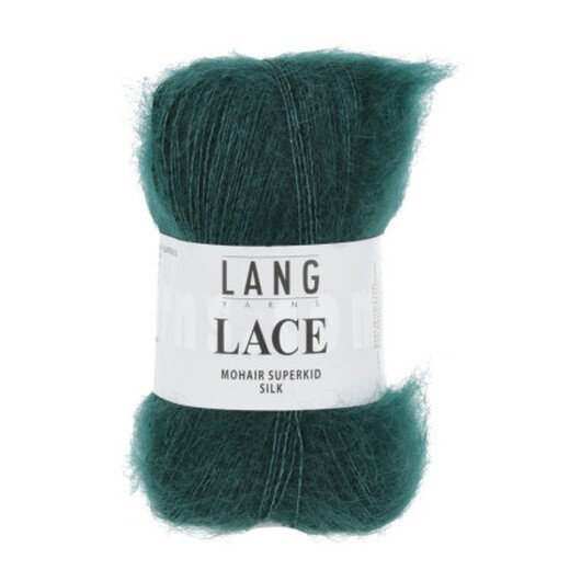 Lang Yarns Garn Lace 18 Mörk Grön