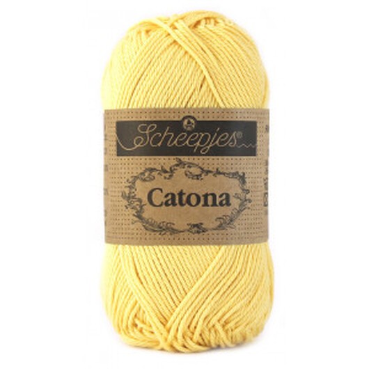 Scheepjes Catona Garn Unicolor 522 Primrose