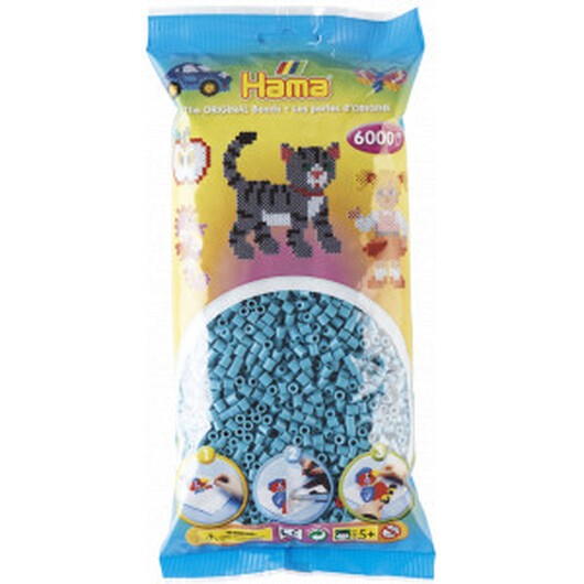 Hama Midi Pärlor 205-31 Turkos - 6000 st.