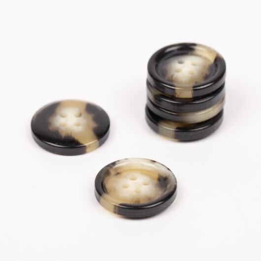 Drops Knapp Imitation Horn (Mocca) 18mm 712 - 50 st.