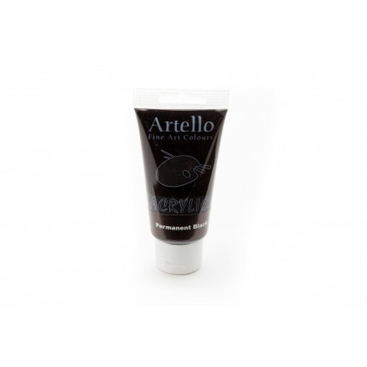 Artello Akrylfärg/Konstnärsfärg Svart 75ml