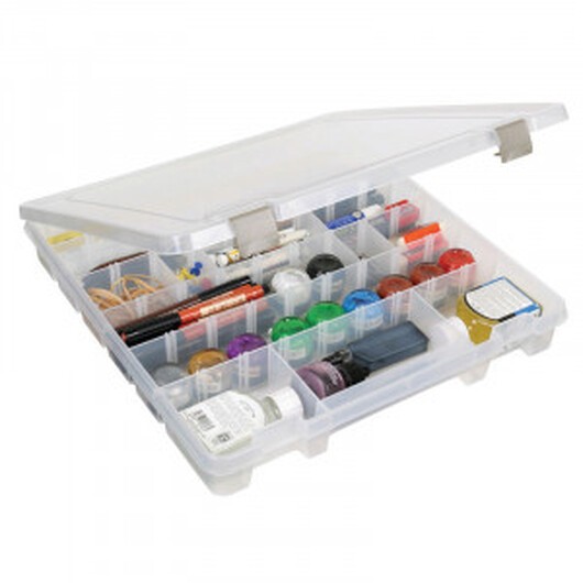 ArtBin Super Satchel Plastlåda till knappar och tillbehör Transparent 37,5x36x5,5cm