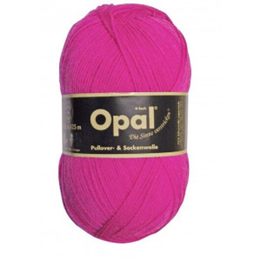 Opal Uni 4-trådigt Garn Unicolor 5194 Cerise