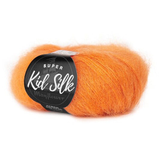 Mayflower Super Kid Silk Garn Unicolor 56 Dov Orange