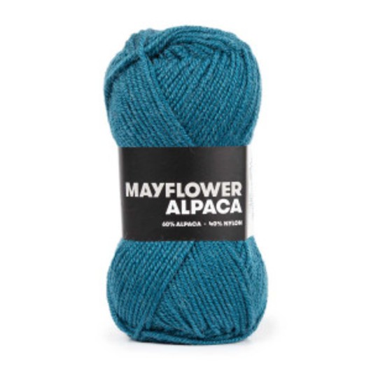 Mayflower Alpaca Garn 10 Blå Korall