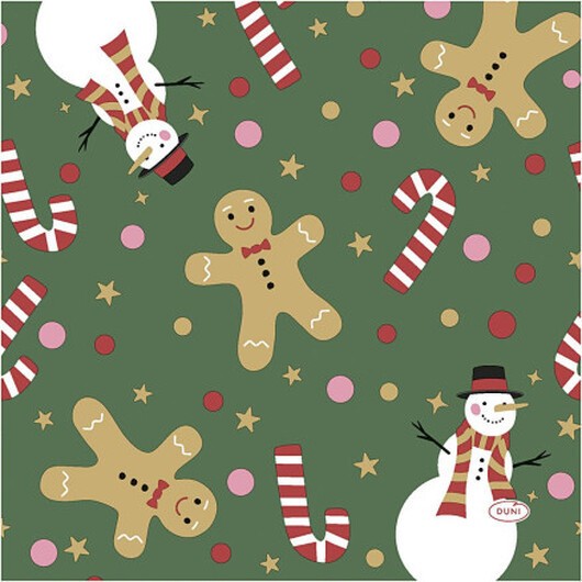 Servetter, Julgodis, stl. 33x33 cm, 20 st./ 1 förp.