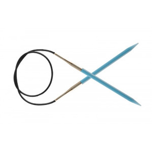 KnitPro Trendz Rundstickor Akryl 80cm 5,50mm / 31.5in US9 Turquoise