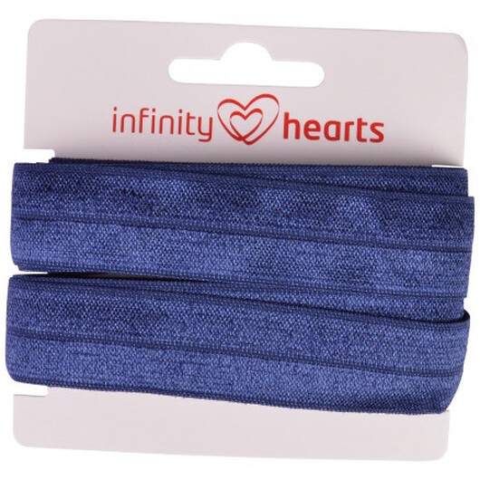 Infinity Hearts Vikresår 20mm 370 Marinblå - 5m