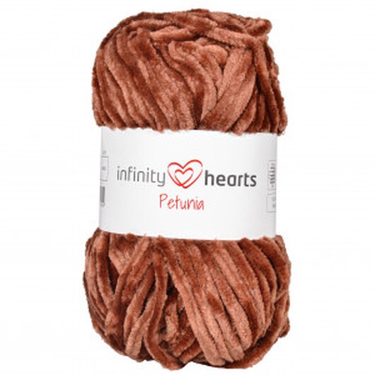 Infinity Hearts Petunia Garn 20 Brun