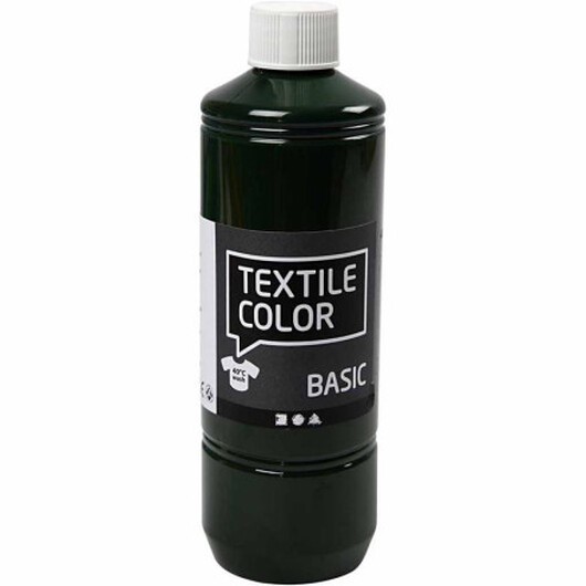 Textilfärg, olivgrön, 500 ml/ 1 flaska